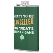 Grappige Ierse Drink Shenanigans Geannuleerd Citaa Heupfles (Links)