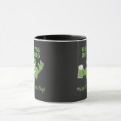 Grappige Ierse Ik Was Aan Het Drinken St. Patrick' Mok (Midden)