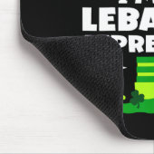 Grappige Ierse Lenese Leprechaun St. Patricks Dag Muismat (Hoek)
