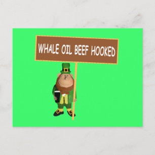 Grappige Ierse Leprechaun Briefkaart