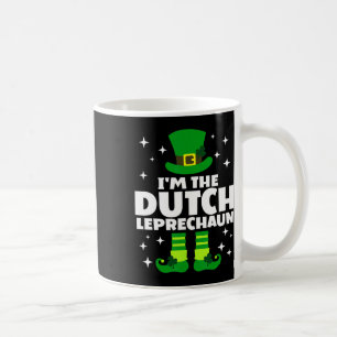 Grappige Ierse Nederlandse Leprechaun Gelukkige St Koffiemok