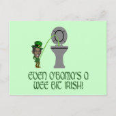 Grappige Ierse Obama Briefkaart (Voorkant)