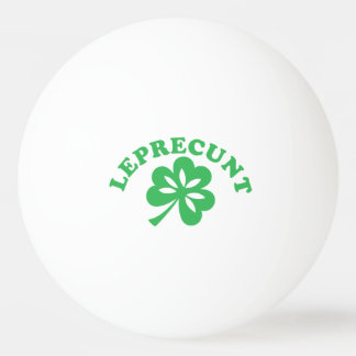 Grappige Ierse sarcastische St. Patricks Day T-shi Pingpongbal