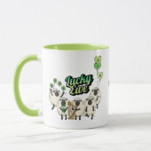 Grappige Ierse Schapen Lucky Mok (Links)