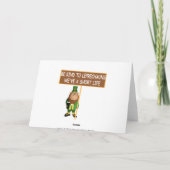 Grappige Ierse slogan Ierse kabouter Kaart (Achterkant)