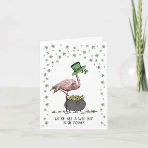 Grappige Ierse St. Patrick's Dag Kaart