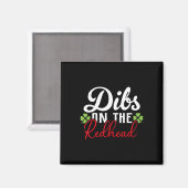 Grappige Ierse St Patricks Dag Klavertje Vier Clai Magneet (Voorkant / Achterkant)