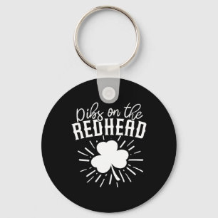 Grappige Ierse St Patricks Dag Shamrock Dibs Op De Sleutelhanger