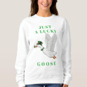 Grappige Ierse St. Patrick's Day gewoon een gelukk Trui (Voorkant)