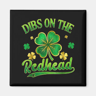 Grappige Ierse St. Patrick's Day klavertje vier op Magneet