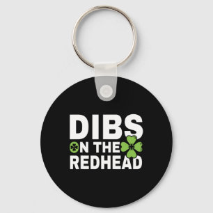 Grappige Ierse St Patricks Day Shamrock Dibs Op De Sleutelhanger