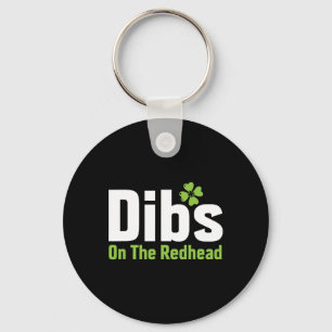 Grappige Ierse St Patricks Day Shamrock Dibs Op De Sleutelhanger