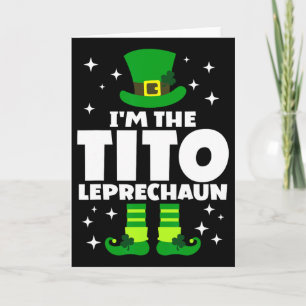 Grappige Ierse Tito Leprechaun Gelukkige St. Patri Kaart