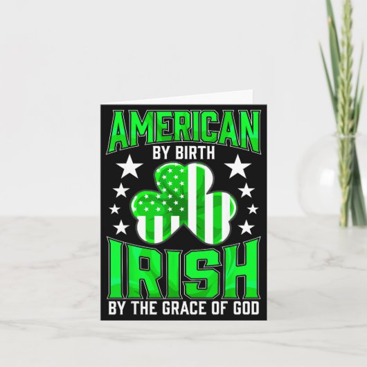 Grappige Ierse trots St. Patrick's Day Keltisch gr Kaart (Voorkant)