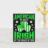 Grappige Ierse trots St. Patrick's Day Keltisch gr Kaart (Gele Bloem)