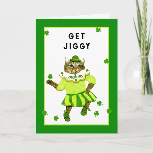 Grappige Ierse verjaardag Kaart (Voorkant)
