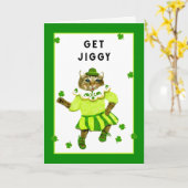 Grappige Ierse verjaardag Kaart (Gele Bloem)