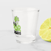 grappige Ierse woordkunst Saint Patrick's Day Shot Glas (Rechts)