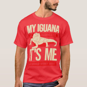 Grappige Iguana Dierenliefhebber Cadeau T-shirt