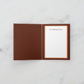 Grappige ijs koe liefhebbers aanpasbaar kaart (Binnen)