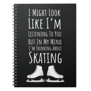Grappige IJs Schaats Thema Cadeaus Winter Sport Sc Notitieboek