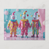 Grappige ijsblok clowns  briefkaart (Voorkant)