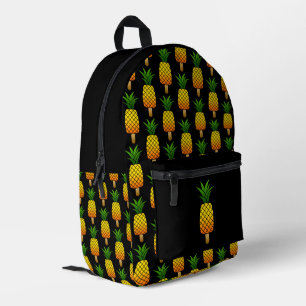 Grappige Ijsdruppel Ananas Verfrissende Zomerfruit Bedrukte Rugzak