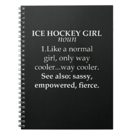 Grappige IJshockey Cadeaus Voor Meisjes Sport Voor Notitieboek