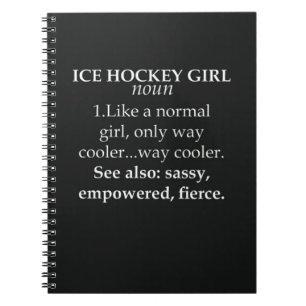 Grappige IJshockey Cadeaus Voor Meisjes Sport Voor Notitieboek