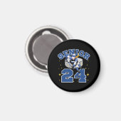 Grappige ijshockey senior 2024 magneet (Voorkant / Achterkant)