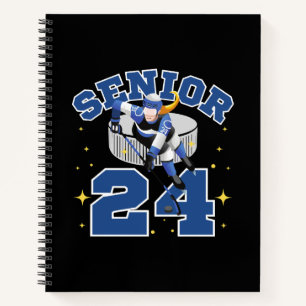 Grappige IJshockey Senior 2024 Notitieboek