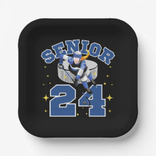 Grappige IJshockey Senior 2024 Papieren Bordje