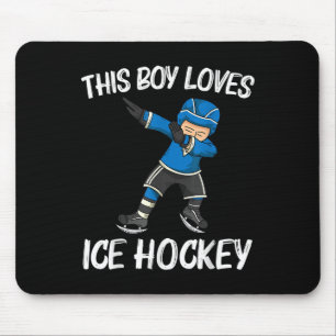 Grappige ijshockey voor jongens kids veld rink ndy muismat