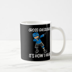 Grappige ijshockey voor mannen vrouwen veld baan N Koffiemok