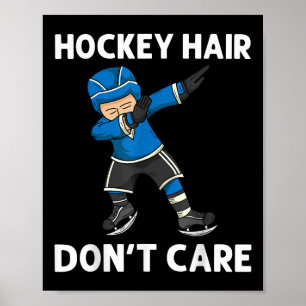 Grappige ijshockey voor mannen vrouwen veld baan N Poster