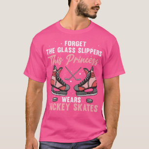Grappige ijshockey voor meisjes vrouwen ijshockey t-shirt