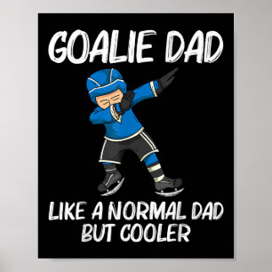 Grappige ijshockey voor vader vader veld baan Ndy Poster