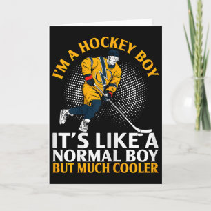 Grappige ijshockeykleding voor ijshockeyspeler doe kaart