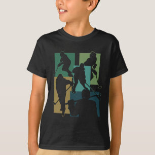 Grappige IJshockeypuck Stok Winter Game IJshockey T-shirt