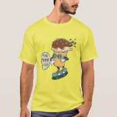 grappige ijsje skateboarden t-shirt (Voorkant)