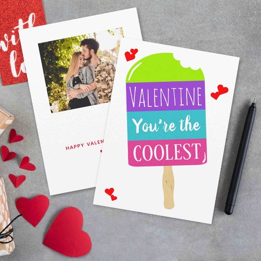 Grappige ijslolly whimsy Valentijnsdag Feestdagenkaart