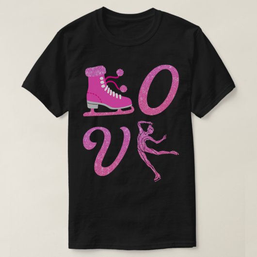 Grappige IJsschaatsen Figure Skates Sport T-shirt (Design voorkant)