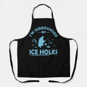 Grappige ijsvis quote schort (Voorkant)