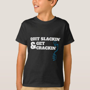Grappige ijsvisquote voor vissers die vorst boren t-shirt