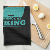 Grappige Ijsvissen Theedoek (Quarter Fold)