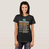Grappige ijzerwerker Prijs per uur Grafiek Gift We T-shirt (Voorkant volledig)