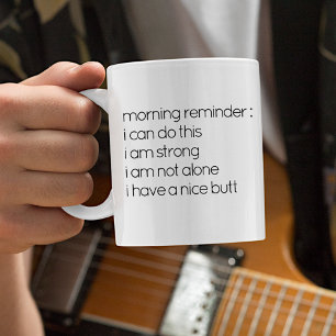 Grappige “Ik Heb Een Leuke Billen” Quote Koffiemok