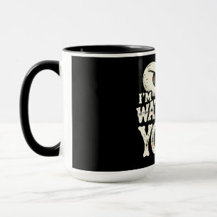 Grappige "IK HOU JE IN DE GATEN" Retro Ogen Koffie Mok