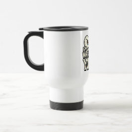 Grappige "IK HOU JE IN DE GATEN" Retro Ogen Koffie Reisbeker