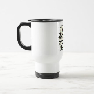 Grappige "IK HOU JE IN DE GATEN" Retro Ogen Koffie Reisbeker